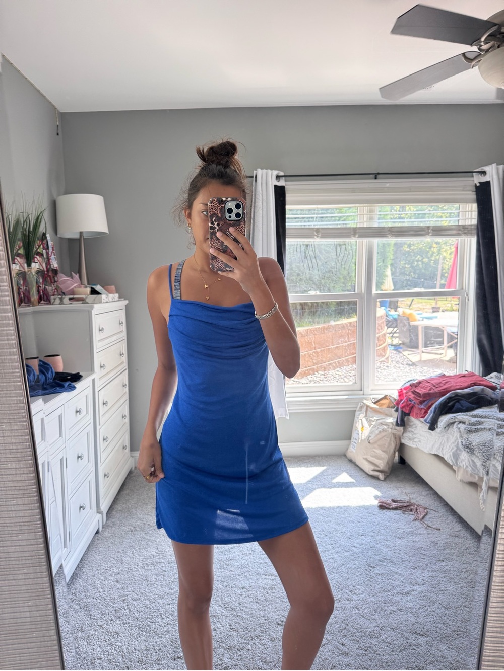 T.J.Maxx Vibrant Blue Dress